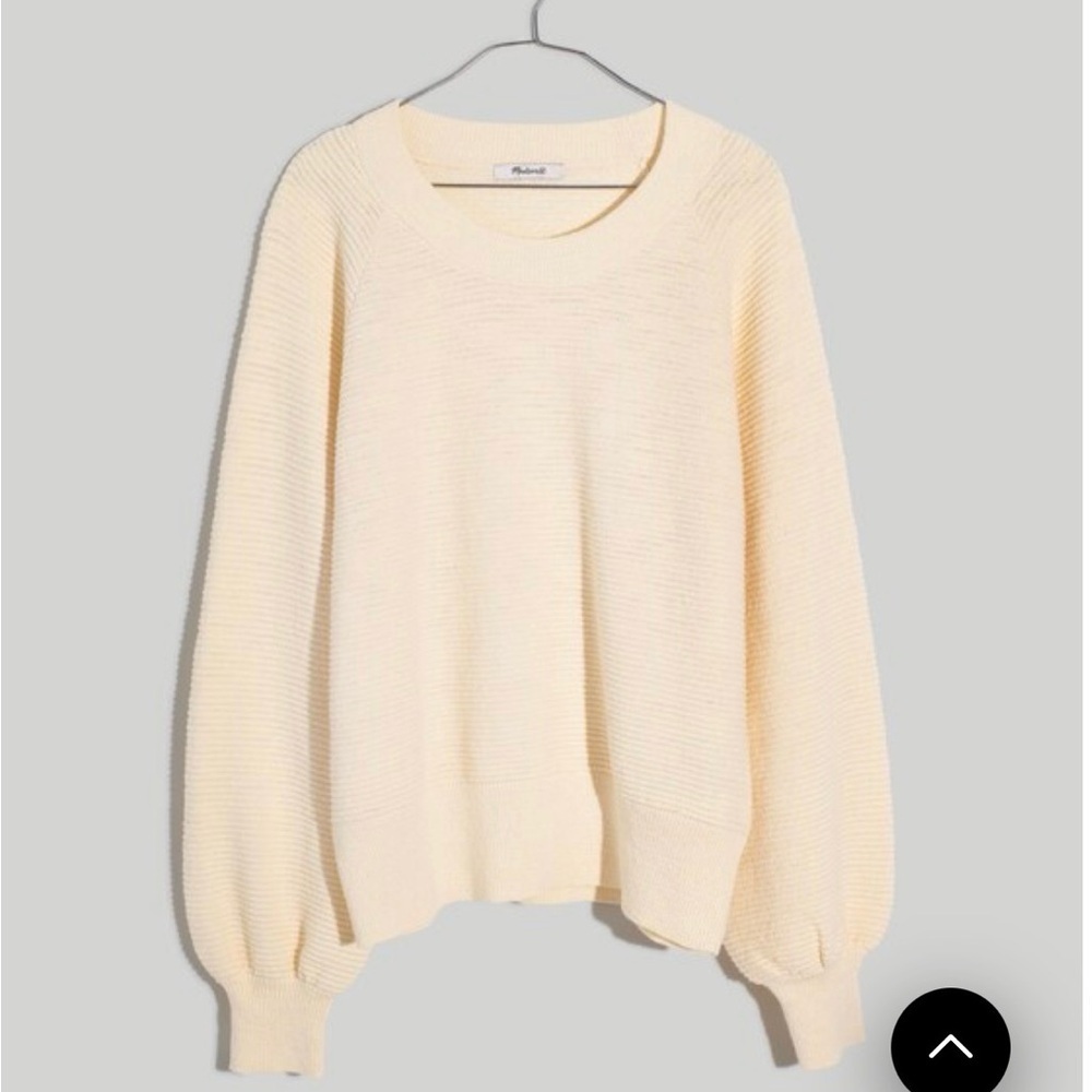 Madewell Cream Pullover Sweater 🤍
